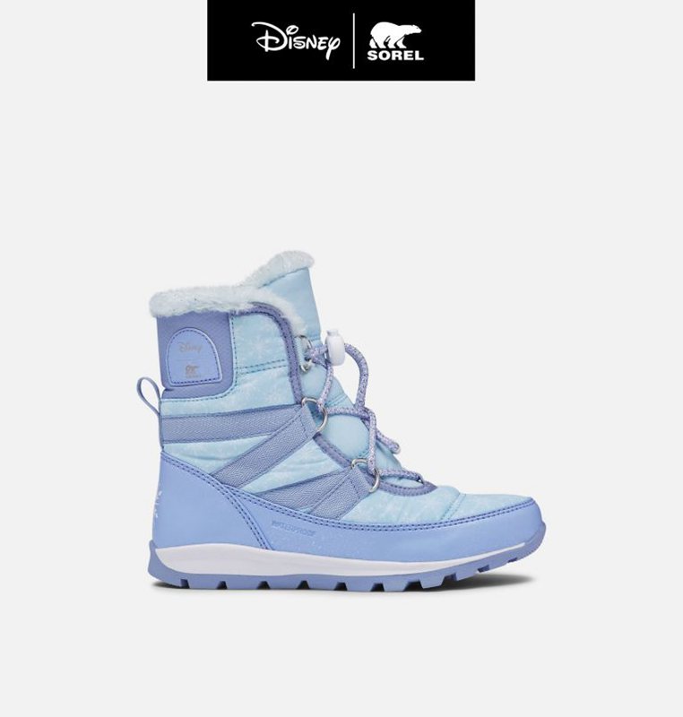 Sorel Barn Vinterkängor Blå - Disney X Youth Whitney™ Short Frozen 2 –Elsa Edition - PLO-713842